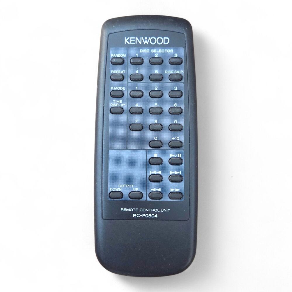 Genuine Kenwood RC-P0504 CD Player Remote -1050CD DP-R792 5-Disc Changer Tested